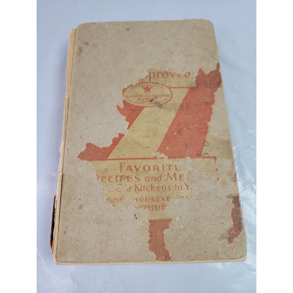 1931 Good Housekeeping Meals Tested Tasted Approved Cookbook 4th Edition Vintage